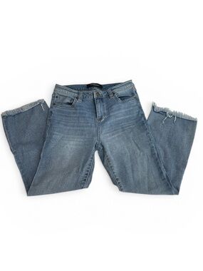 Liverpool flare jeans with raw hem 4/27
